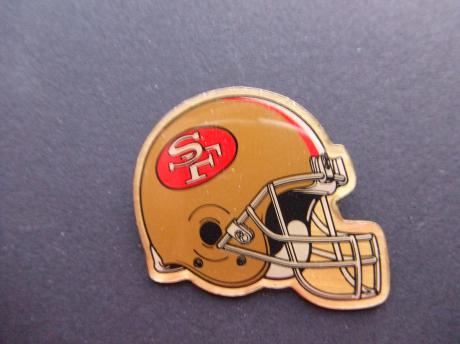 American football San Francisco 49ers helm